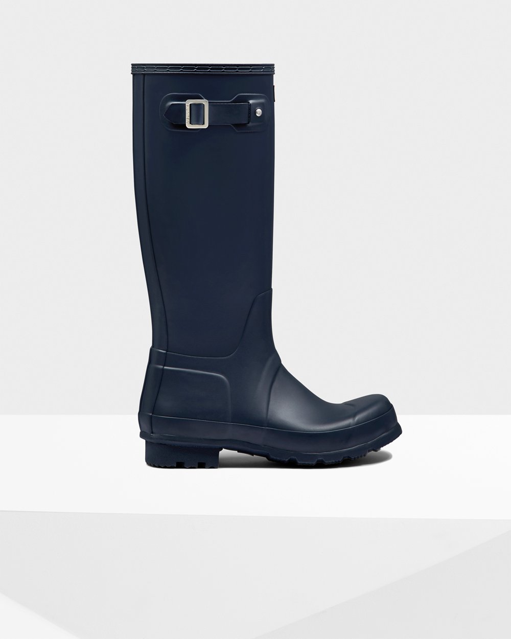 Mens Tall Rain Boots - Hunter Original (65XJZNYHA) - Navy